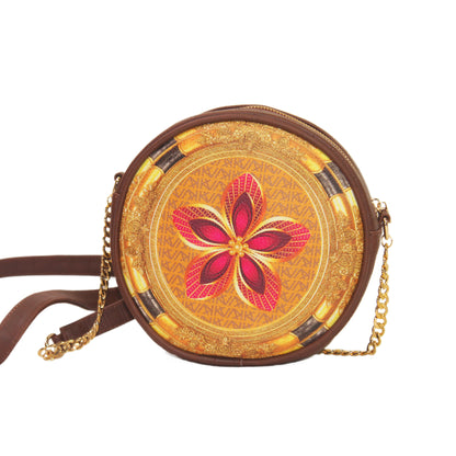 Vintage Butterfly Round Sling Bag 403