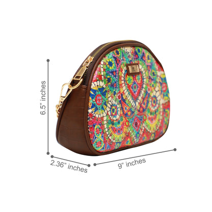 Multicolour Mosic Batua Bag 903